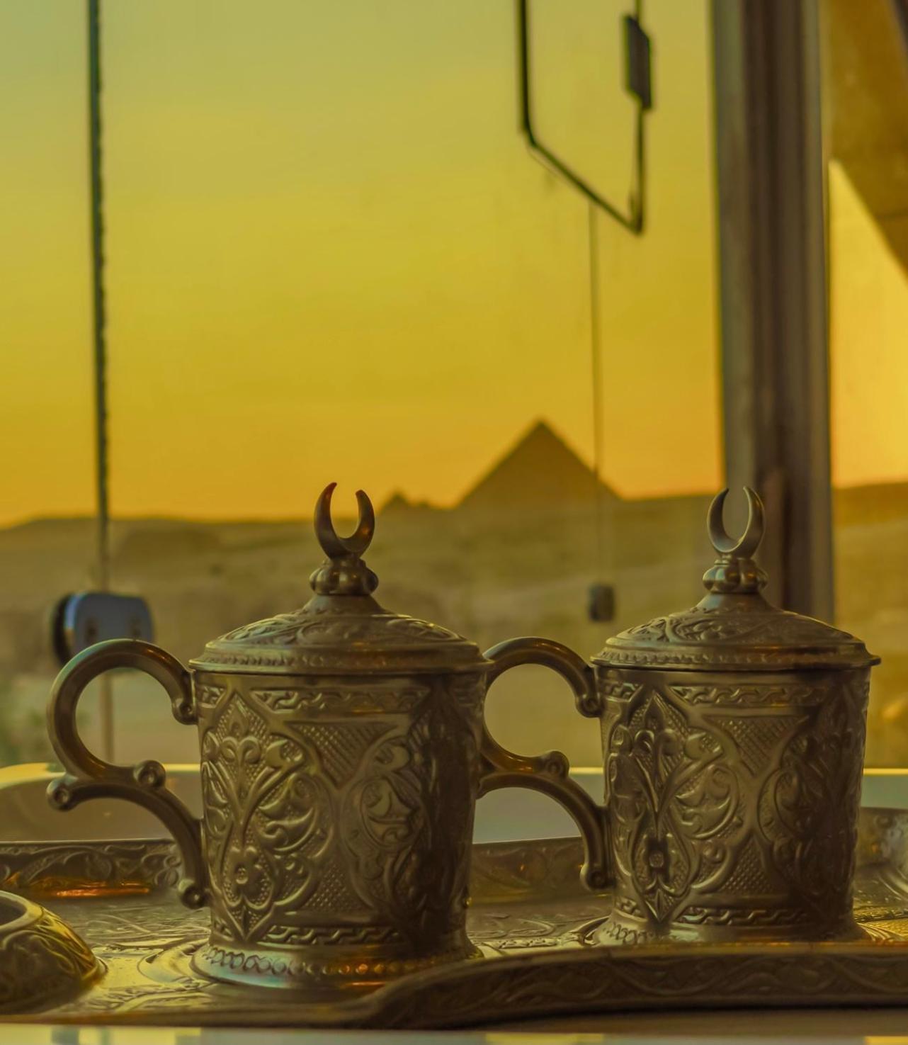 Queen Cleopatra Pyramids View Kafrat al Jabal Ngoại thất bức ảnh